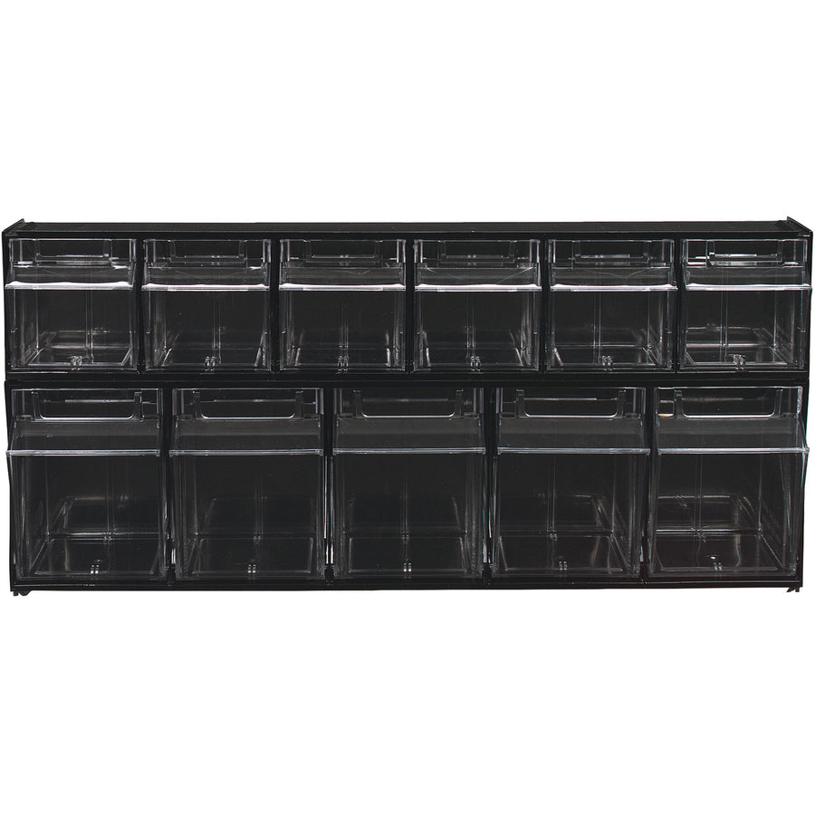 Deflecto Tilt Bin Interlocking Multi-Bin Storage Organizer