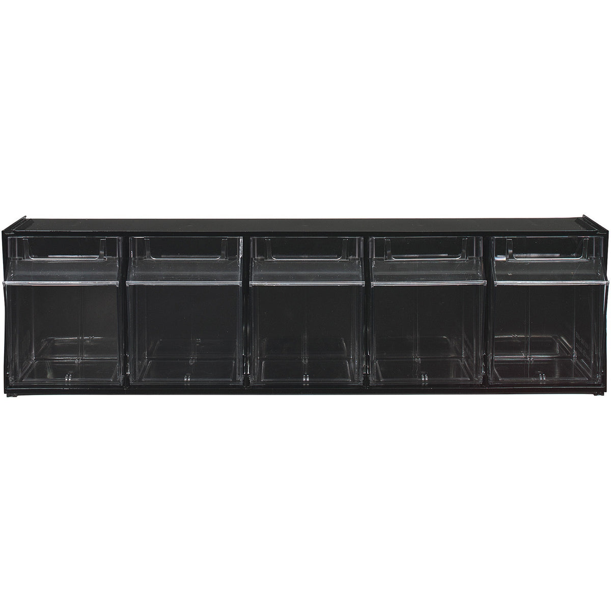 Deflecto Tilt Bin Interlocking Multi-Bin Storage Organizer