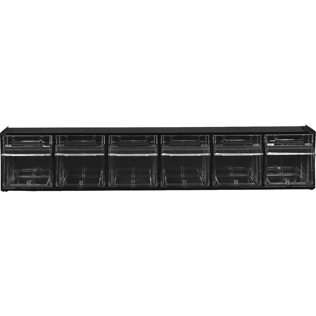 Deflecto Tilt Bin Interlocking Multi-Bin Storage Organizer