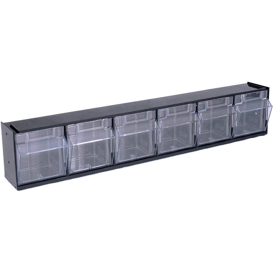Deflecto Tilt Bin Interlocking Multi-Bin Storage Organizer