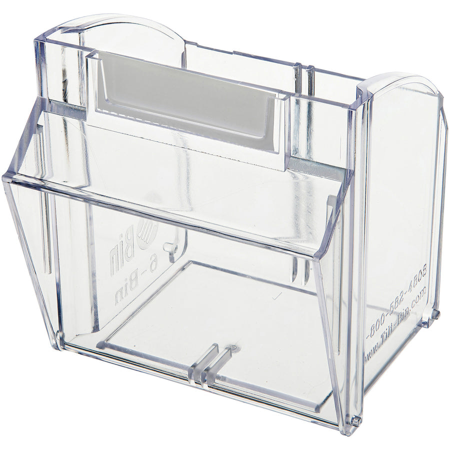 Deflecto Tilt Bin Interlocking Multi-Bin Storage Organizer