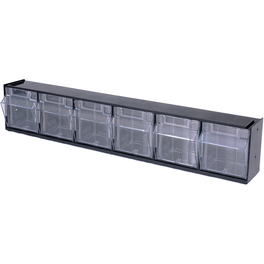 Deflecto Tilt Bin Interlocking Multi-Bin Storage Organizer