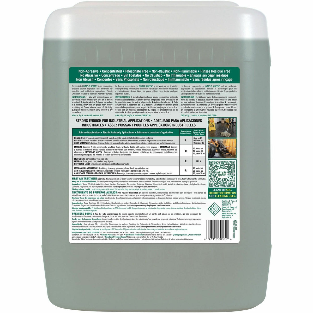 Simple Green Industrial Cleaner/Degreaser