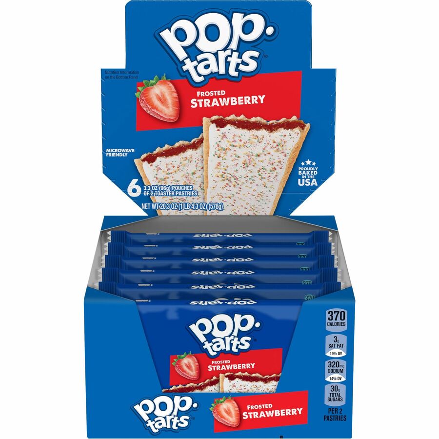 Pop Tarts Frosted Strawberry Toaster Pastries