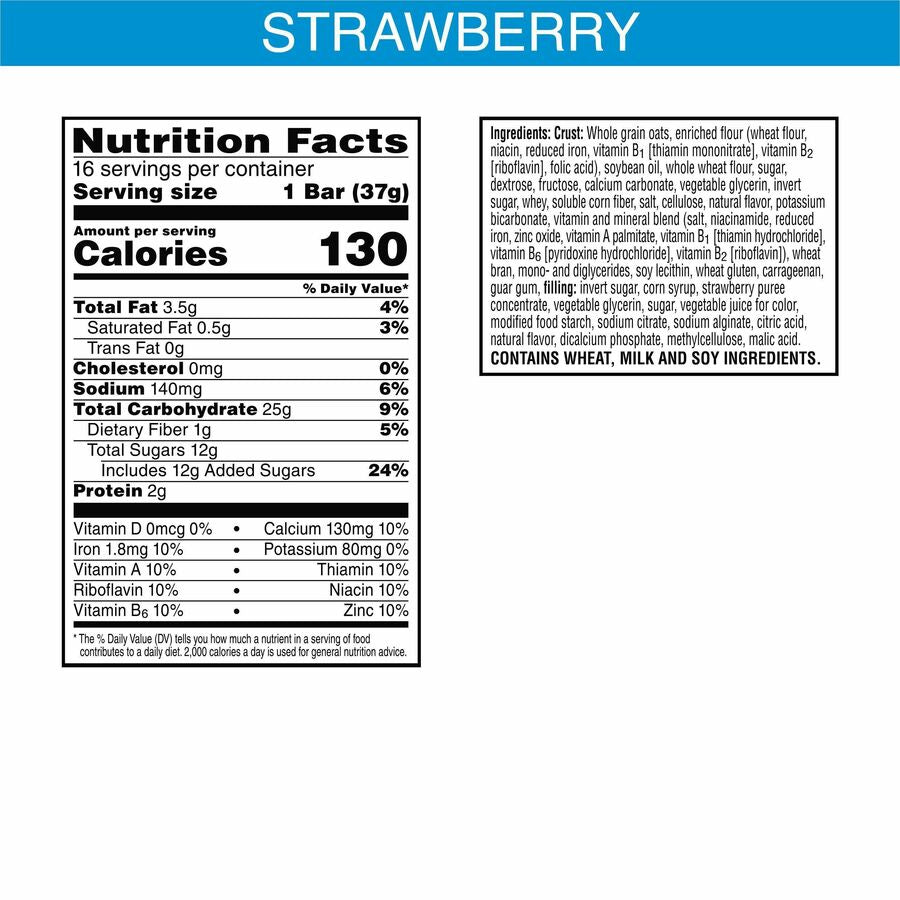 Kellogg's Keebler Nutri-Grain Fruity Cereal Bars
