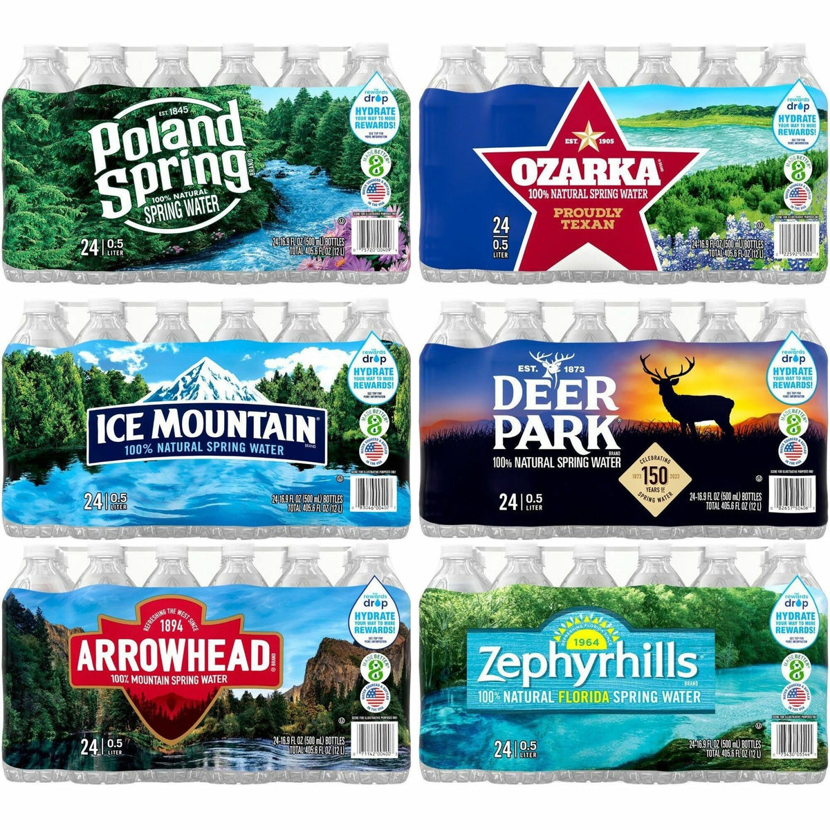 Primo Brands Premium Bottled Spring Water
