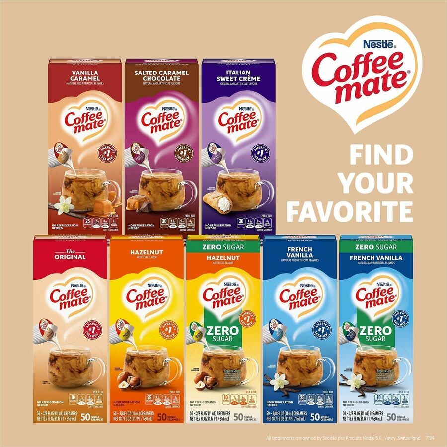 Coffee mate Original Nondairy Liquid Creamer Singles