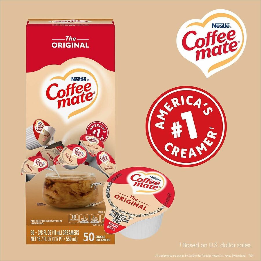 Coffee mate Original Nondairy Liquid Creamer Singles