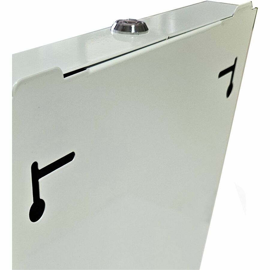 Genuine Joe C-Fold/Multi-fold Towel Dispenser Cabinet