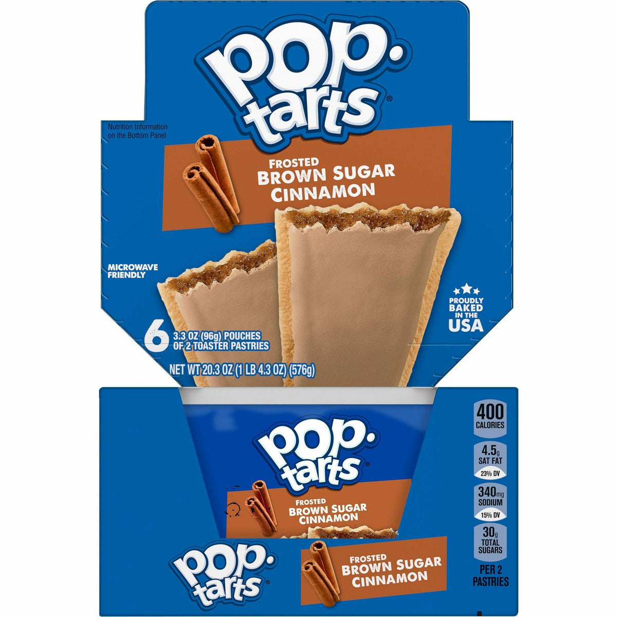 Pop Tarts Frosted Brown Sugar/Cinnamon Toaster Pastries