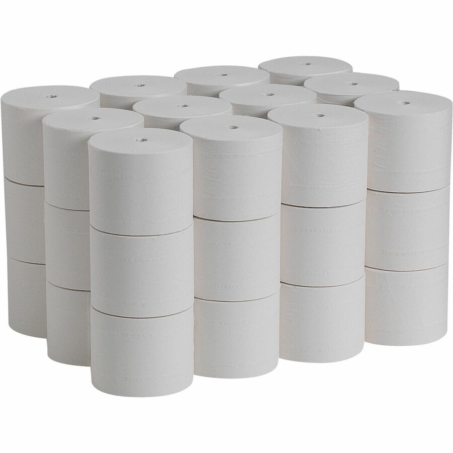 Compact Coreless Recycled Toilet Paper