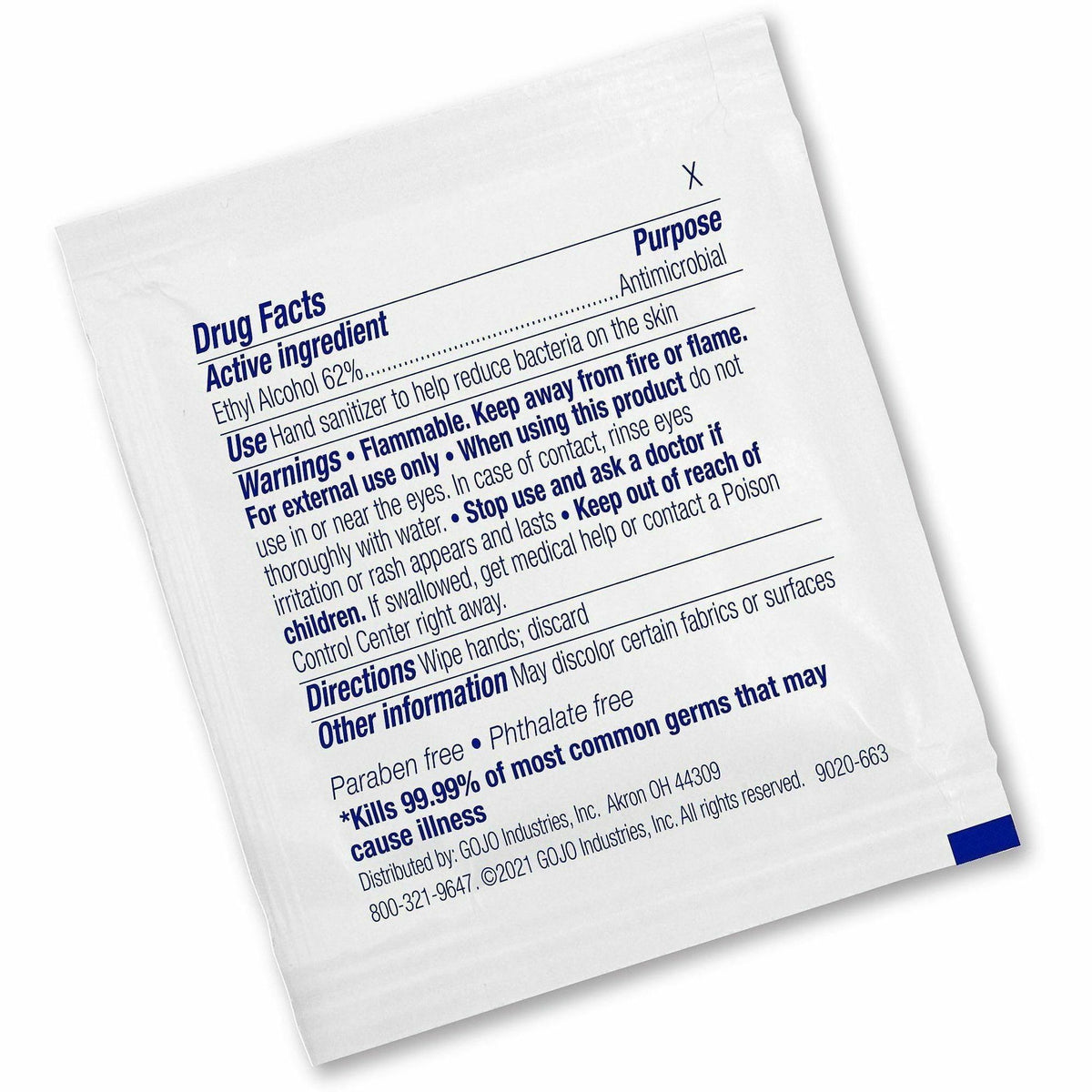 PURELL® On-the-go Sanitizing Hand Wipes