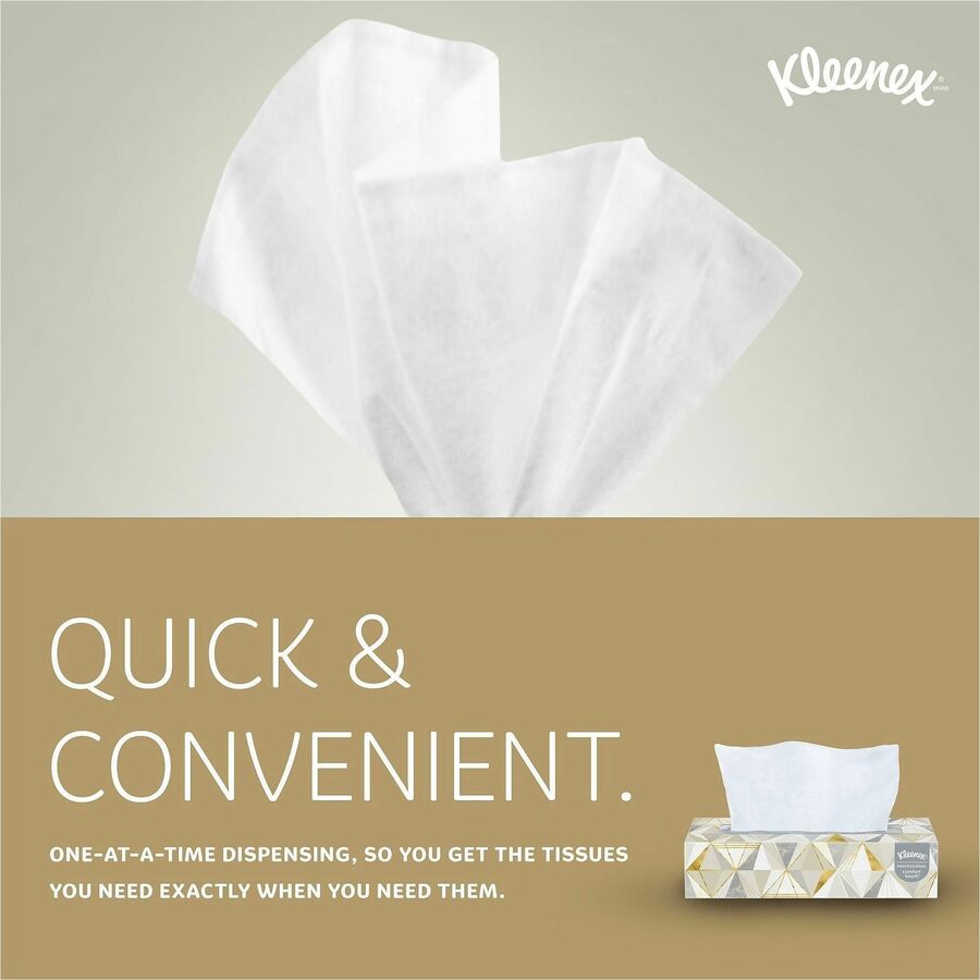 Kleenex Professional Facial Tissue for Business - Flat Box