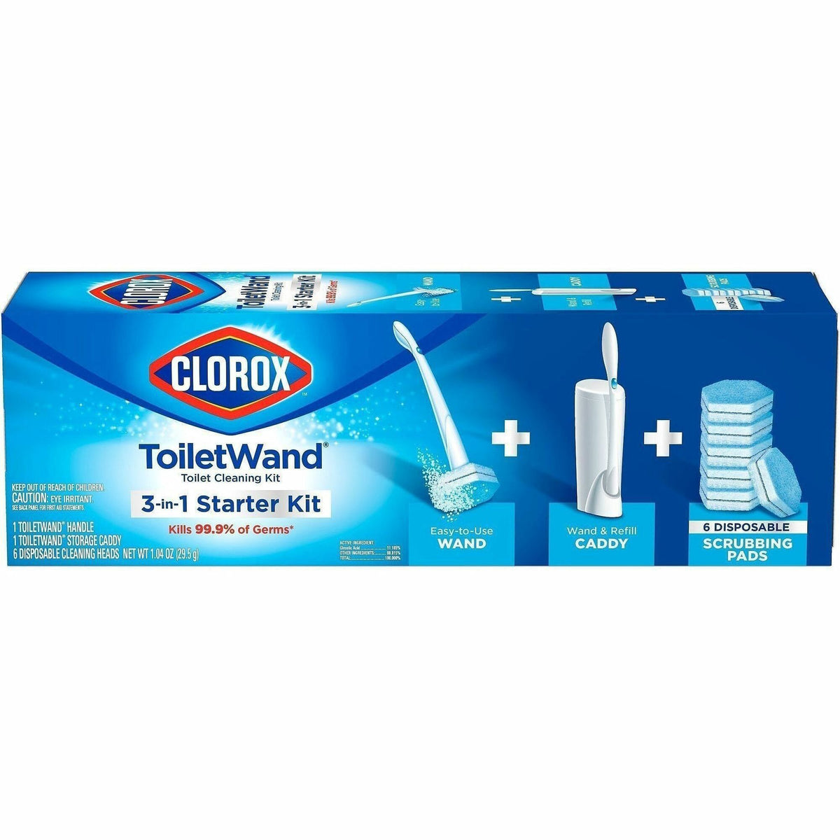Clorox ToiletWand Disposable Toilet Cleaning Starter Kit