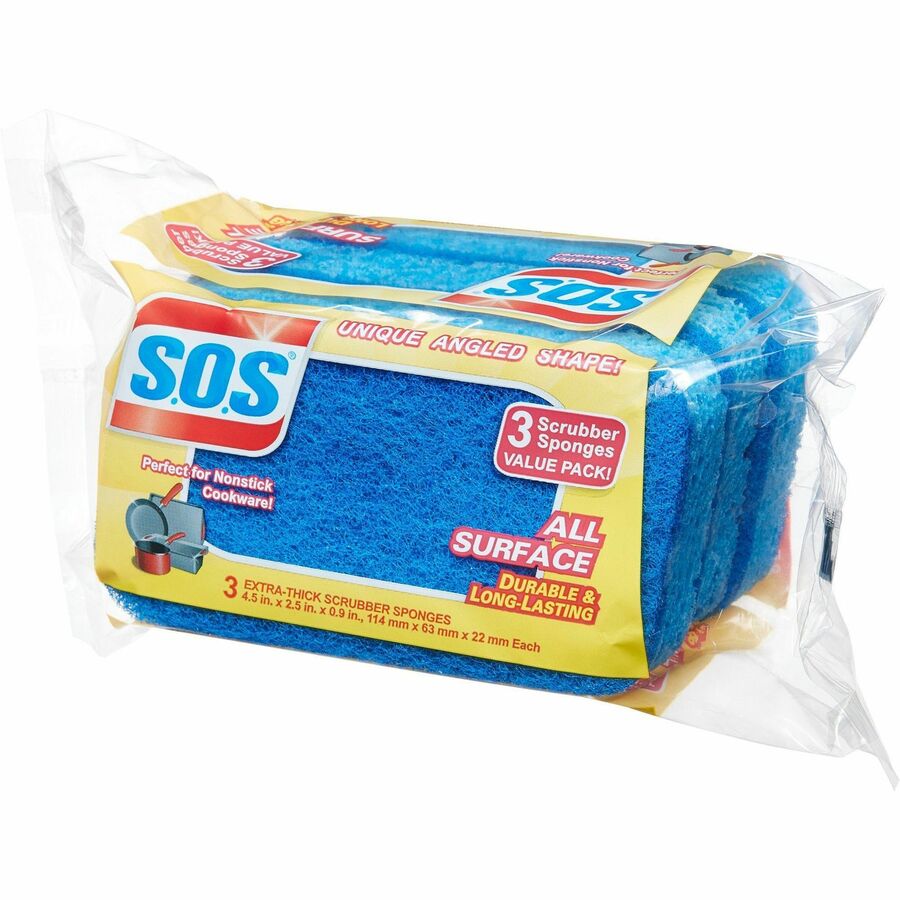 S.O.S All Surface Scrubber Sponges
