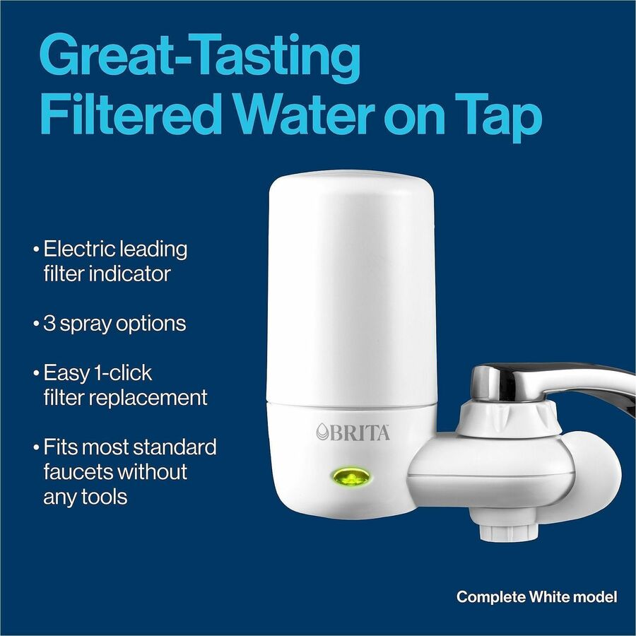 Brita Faucet Mount System with 1 Elite Advanced Replacement Filter