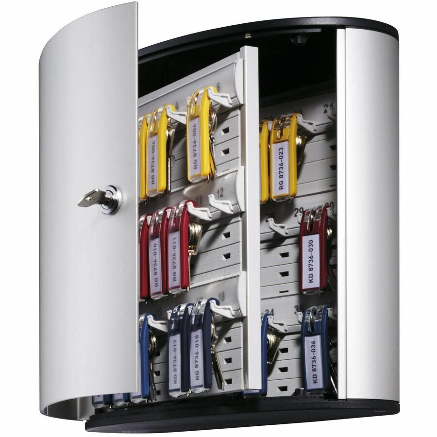 DURABLE 36 Key Brushed Aluminum Cabinet