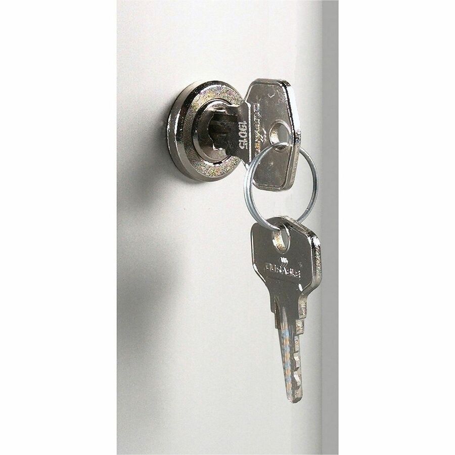 DURABLE 54 Key Brushed Aluminum Cabinet