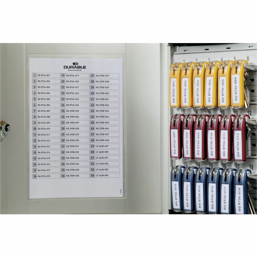 DURABLE 54 Key Brushed Aluminum Cabinet