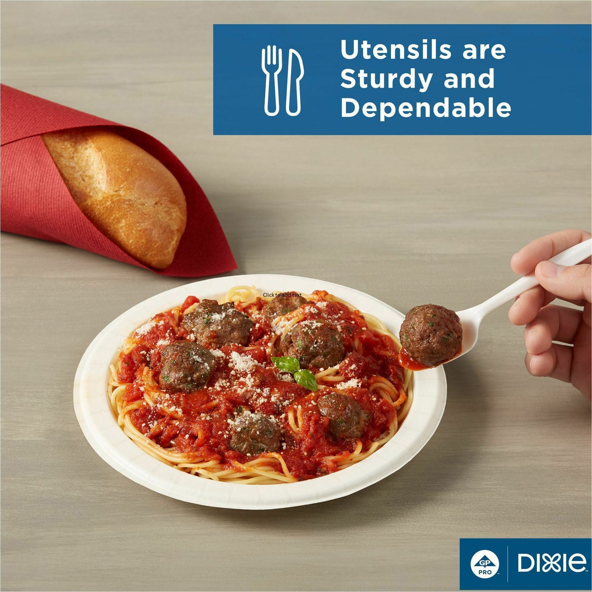 Dixie Heavyweight Disposable Forks, Knives & Spoons Combo Boxes by GP Pro