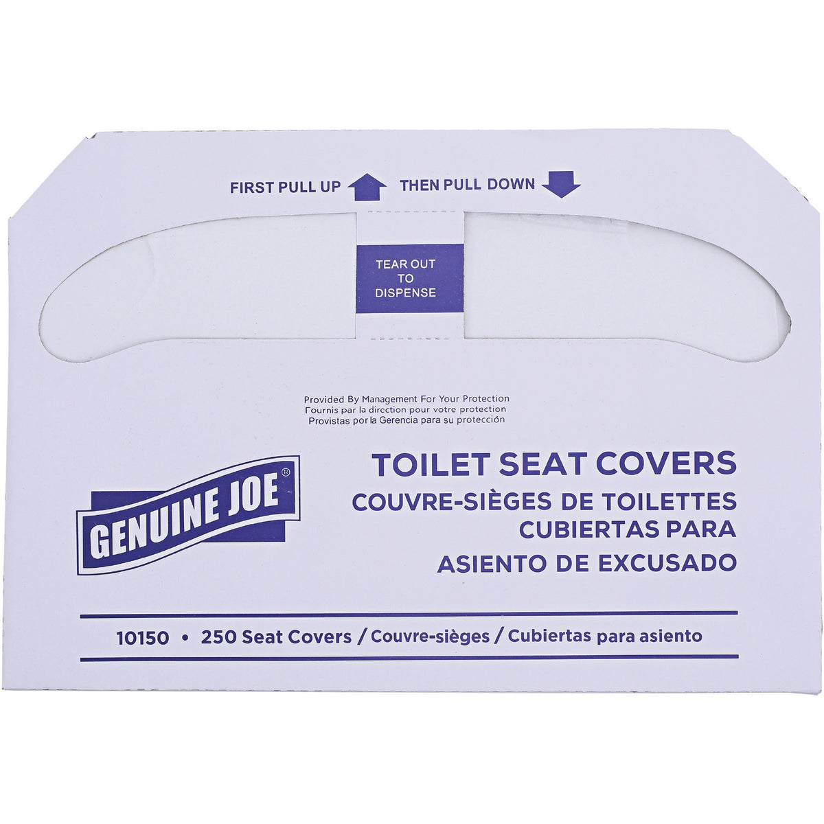 Genuine Joe Half-fold Toilet Seat Covers