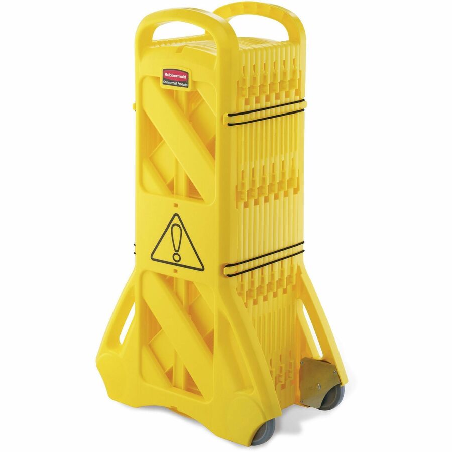 Rubbermaid Commercial Foldable Mobile Caution Barrier