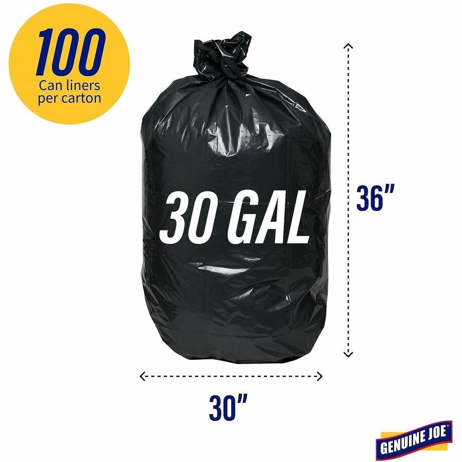 Genuine Joe Heavy-Duty Trash Can Liners