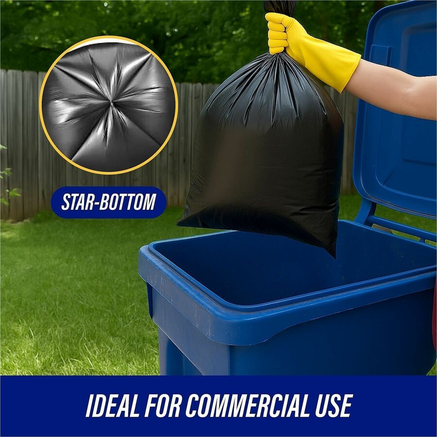 Genuine Joe Heavy-Duty Trash Can Liners