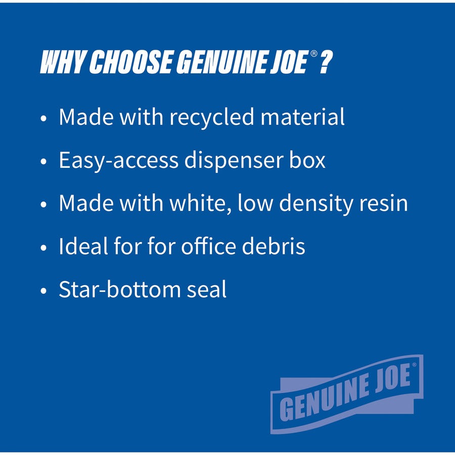Genuine Joe Heavy-Duty Tall Kitchen Trash Bags