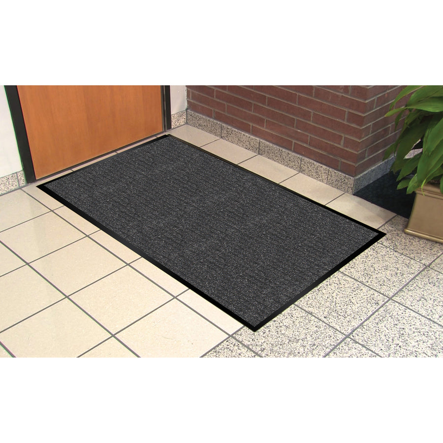 Genuine Joe Ribbed Indoor Wiper Mat
