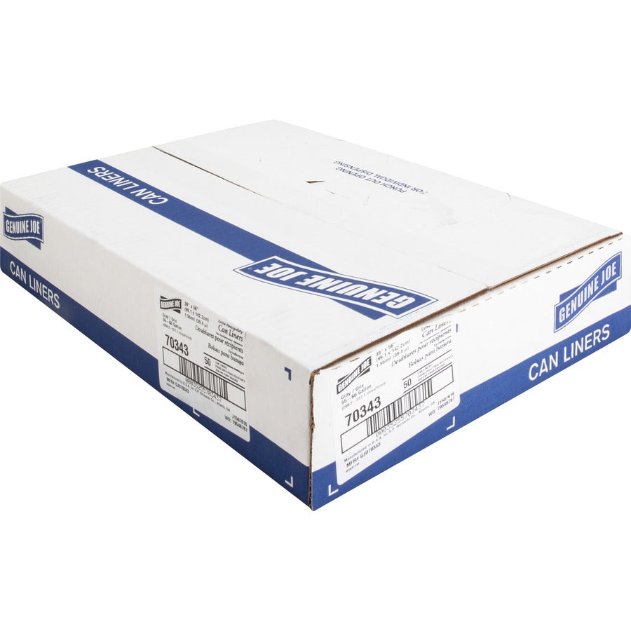 Genuine Joe Maximum Strength Trash Can Liner