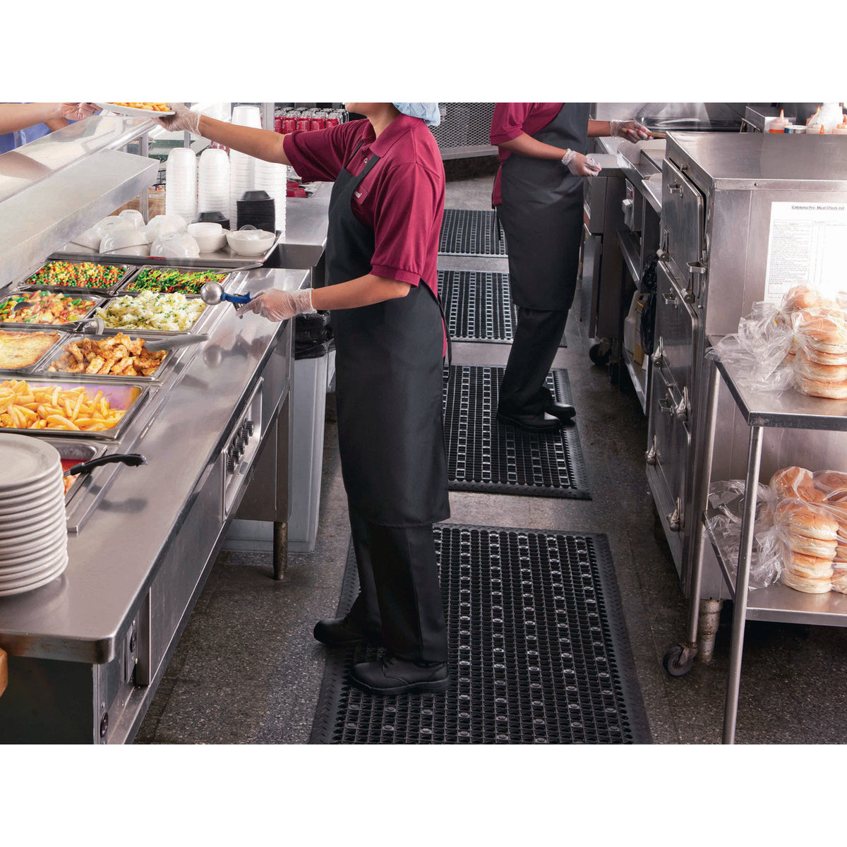 Genuine Joe Versa-Lite Anti-microbial Rubber Mat