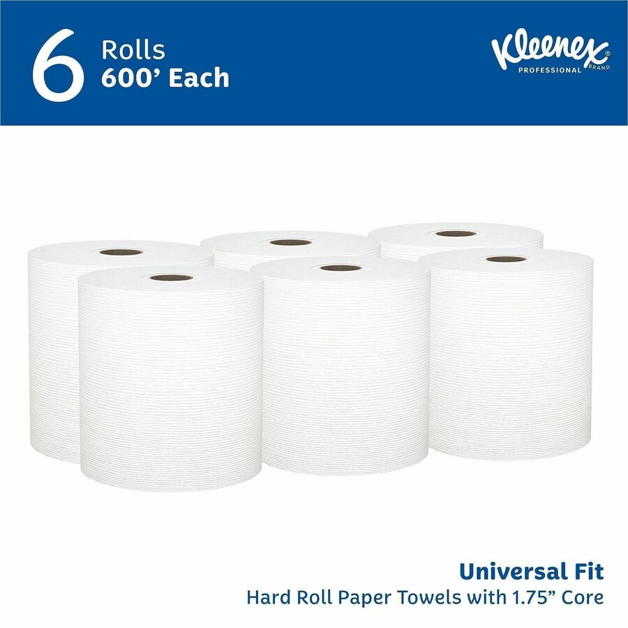 Kleenex Hard Roll Paper Towels with Premium Absorbency Pockets