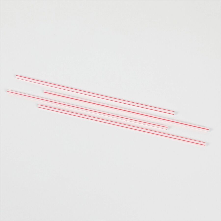Genuine Joe 5-1/2" Plastic Stir Stick/Straws