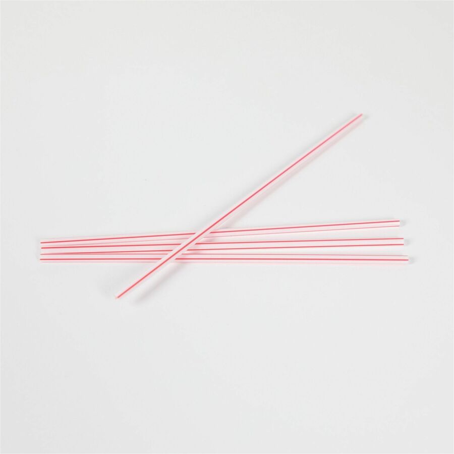 Genuine Joe 5-1/2" Plastic Stir Stick/Straws