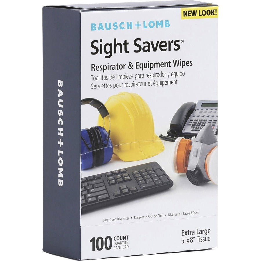 Bausch + Lomb Sight Savers XL Equipment Wipes