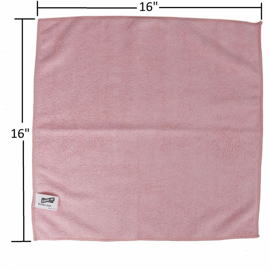 Genuine Joe Color-coded Microfiber Cleaning Cloths