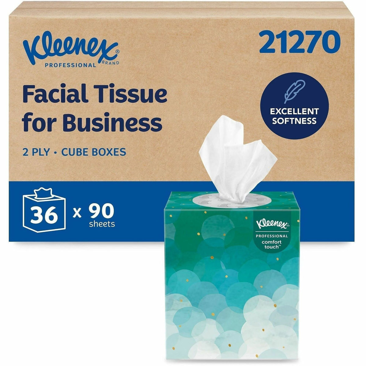 Kleenex Professional Facial Tissue 2-ply