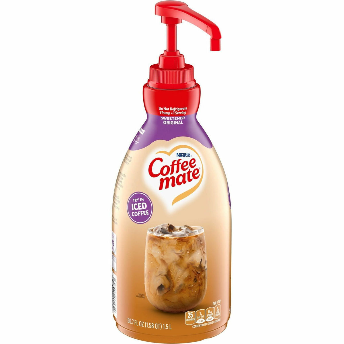 Coffee mate Sweetened Original Liquid Concentrate Coffee Creamer - Pump Bottle