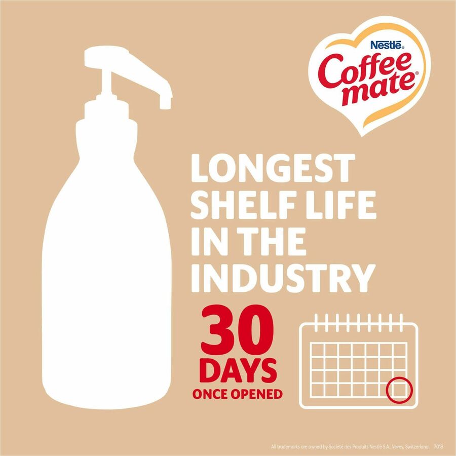 Coffee mate Sweetened Original Liquid Concentrate Coffee Creamer - Pump Bottle