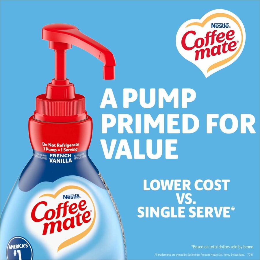 Coffee mate French Vanilla Liquid Concentrate Coffee Creamer - Pump Bottle