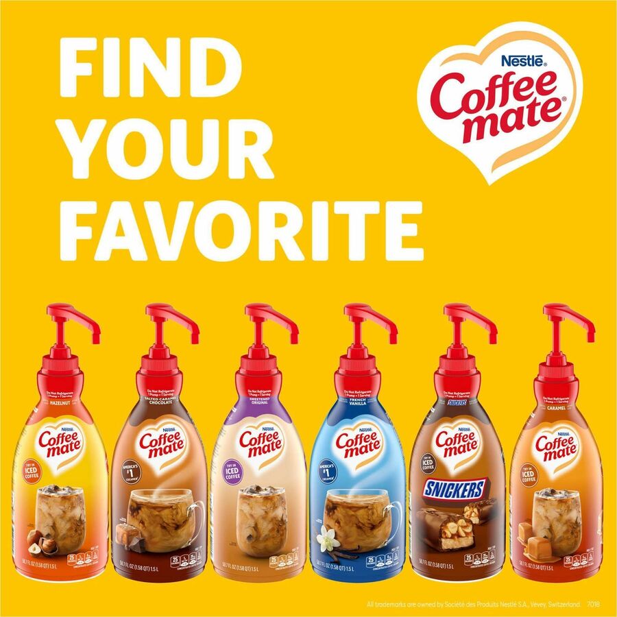 Coffee mate Hazelnut Liquid Concentrate Coffee Creamer - Pump Bottle