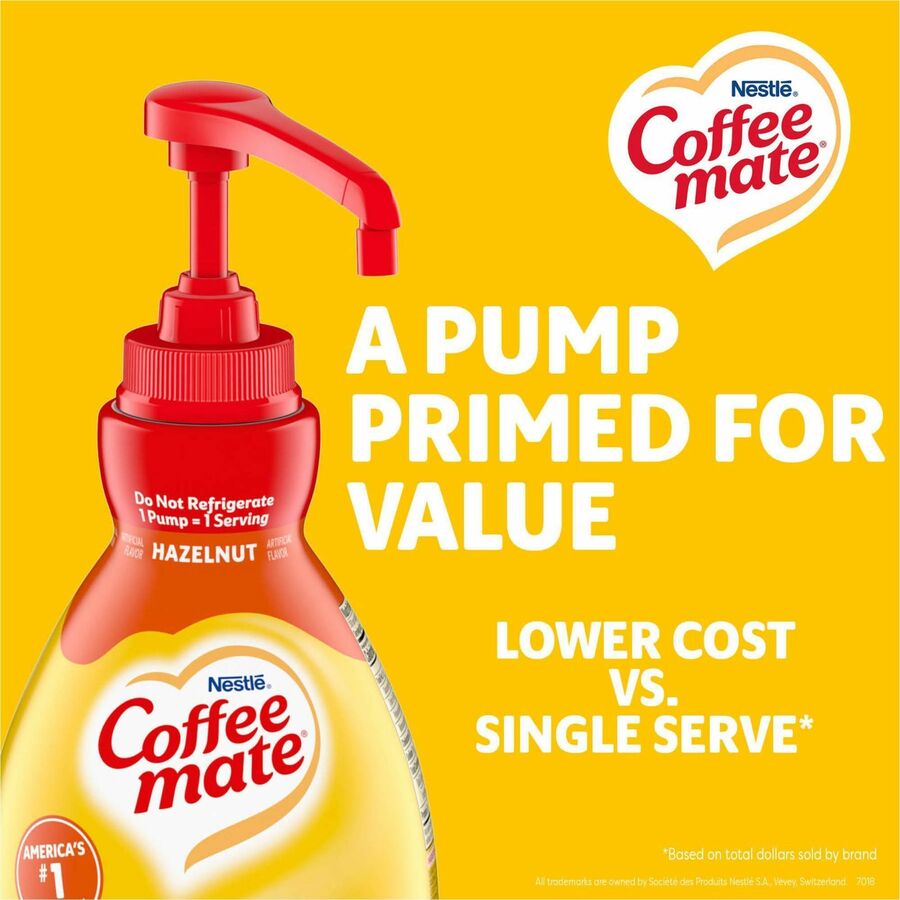 Coffee mate Hazelnut Liquid Concentrate Coffee Creamer - Pump Bottle