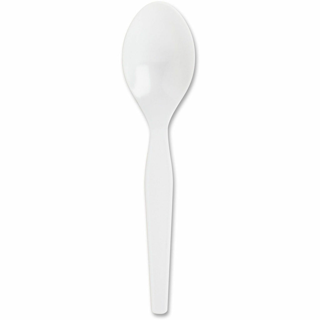 Genuine Joe Medium-Heavyweight Plastic Spoons