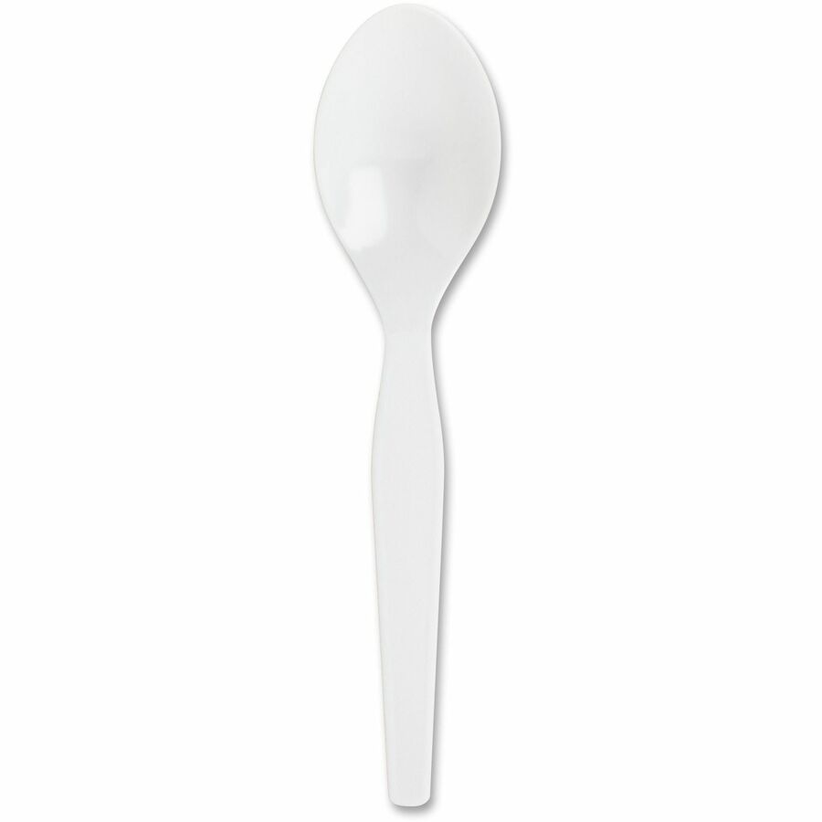 Genuine Joe Medium-Heavyweight Plastic Spoons