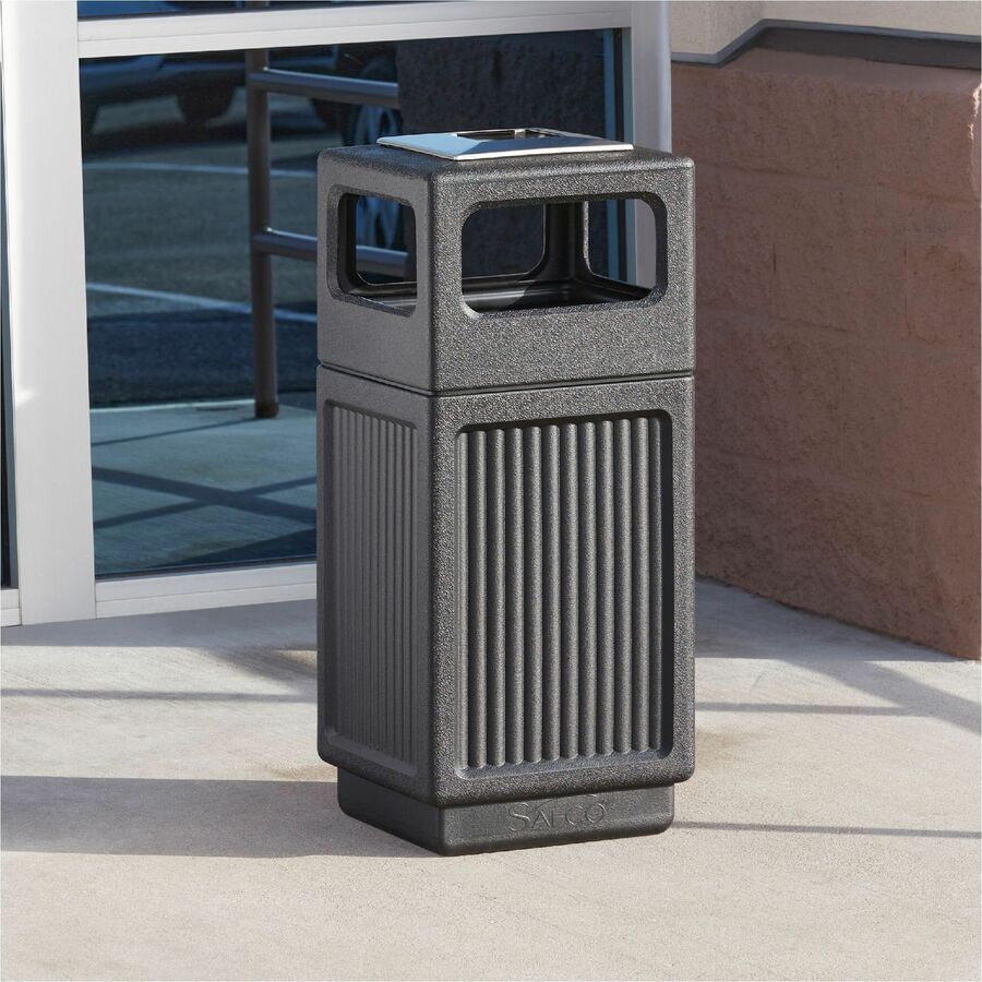 Safco Recessed Panels Waste Receptacle