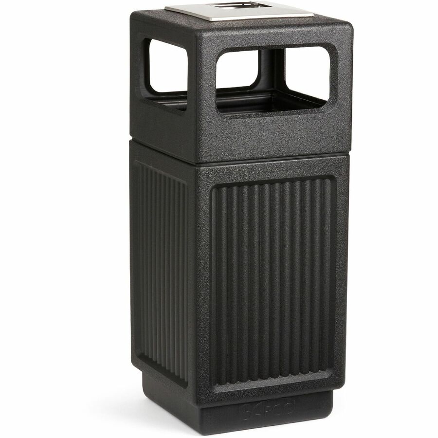 Safco Recessed Panels Waste Receptacle