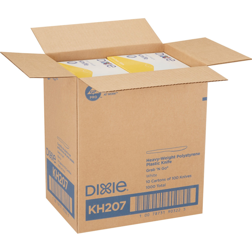 Dixie Heavyweight Disposable Knives Grab-N-Go by GP Pro