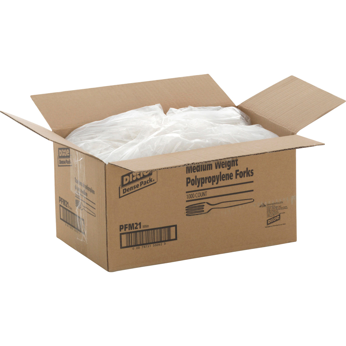 Dixie Medium-weight Disposable Forks by GP Pro