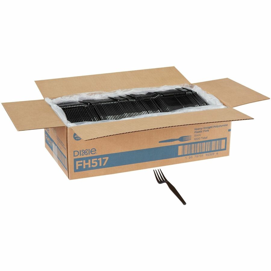 Dixie Heavyweight Disposable Forks by GP Pro